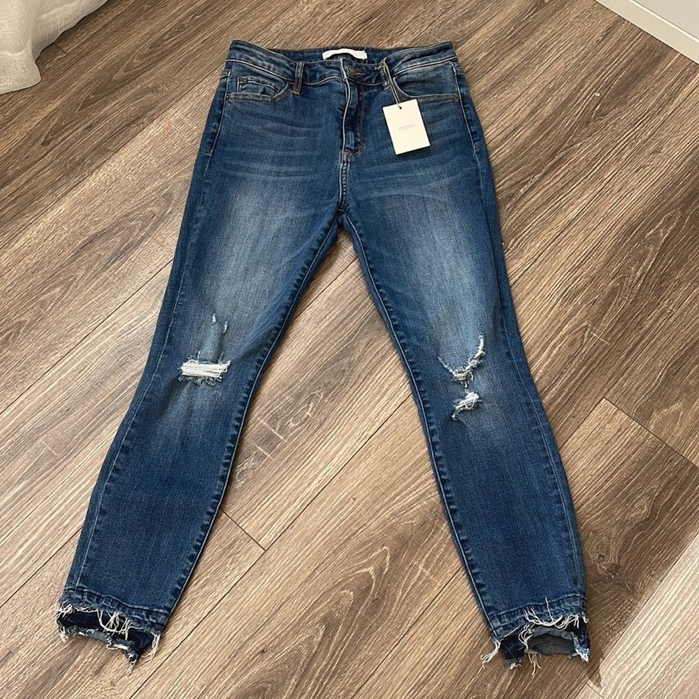 HIDDEN Double ripped knee jeans